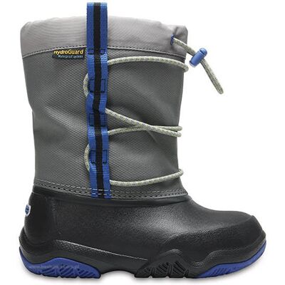 Crocs Śniegowce chłopięce, Swiftwater Waterproof Boot K, rozmiar 34 1/2 Crocs Śniegowce chłopięce, Swiftwater Waterproof Boot K, rozmiar 34 1/2