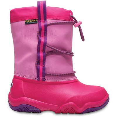 Crocs Śniegowce dziewczęce, Swiftwater Waterproof Boot K, rozmiar 34 1/2 Crocs Śniegowce dziewczęce, Swiftwater Waterproof Boot K, rozmiar 34 1/2