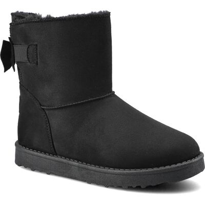 Czarne Botki Cross Jeans Ocieplane Damskie Obuwie Czarne Botki Cross Jeans Ocieplane Damskie Obuwie