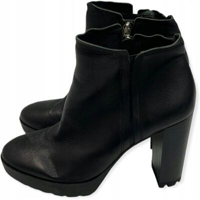 inna (Inny) Czarne botki damskie obcas KENNETH COLE 40,5 inna (Inny) Czarne botki damskie obcas KENNETH COLE 40,5