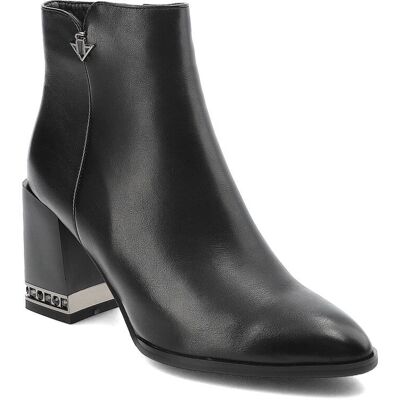 Czarne Botki Filippo Eleganckie Buty Damskie Czarne Botki Filippo Eleganckie Buty Damskie