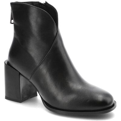 Czarne Botki Filippo Eleganckie Buty Na Obcasie Czarne Botki Filippo Eleganckie Buty Na Obcasie