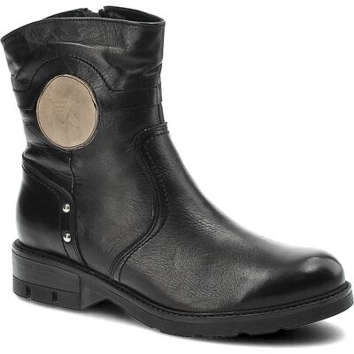 Inny producent Czarne Botki Karino Damskie Wygodne Buty Inny producent Czarne Botki Karino Damskie Wygodne Buty