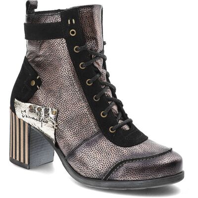 Inny producent Czarne Botki Maciejka Eleganckie Buty Na Obcasie Inny producent Czarne Botki Maciejka Eleganckie Buty Na Obcasie
