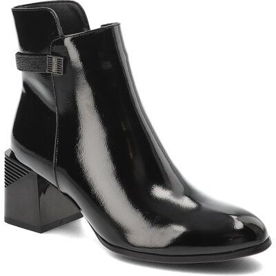 Inny producent Czarne Botki S.Barski Eleganckie Obuwie Damskie Inny producent Czarne Botki S.Barski Eleganckie Obuwie Damskie