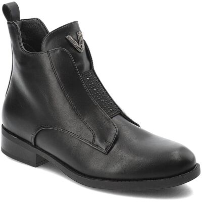 Inny producent Czarne Botki S.Barski Eleganckie Obuwie Damskie Inny producent Czarne Botki S.Barski Eleganckie Obuwie Damskie