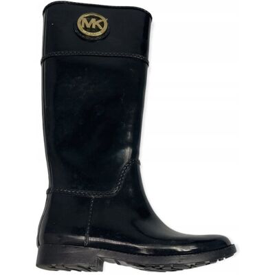 inna (Inny) Czarne eleganckie kalosze damskie MICHAEL KORS 36 inna (Inny) Czarne eleganckie kalosze damskie MICHAEL KORS 36