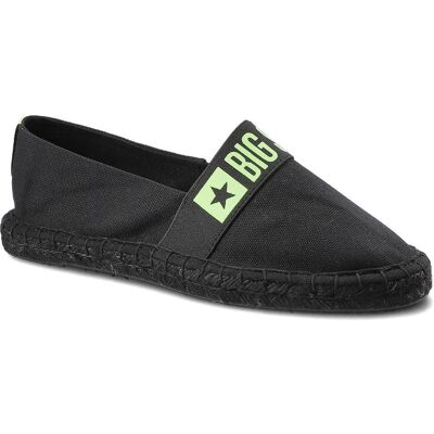Czarne Espadryle Big Star Damskie Lekkie Półbuty Czarne Espadryle Big Star Damskie Lekkie Półbuty