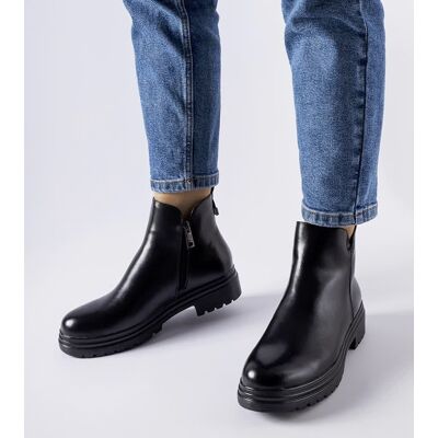 Inny producent Czarne ocieplane botki Vinceza-38 Inny producent Czarne ocieplane botki Vinceza-38