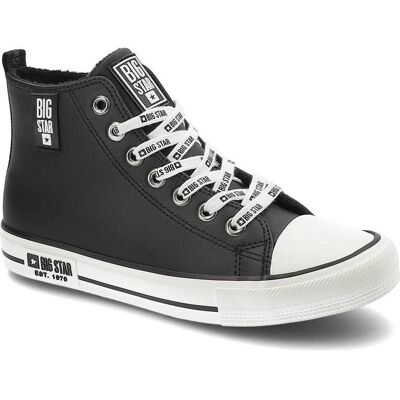 Czarne Trampki Big Star Damskie Ocieplane Buty Czarne Trampki Big Star Damskie Ocieplane Buty