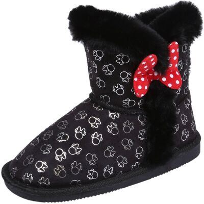 sarcia.eu Czarne, zimowe buty w stylu EMU z grafiką Minnie XS-S sarcia.eu Czarne, zimowe buty w stylu EMU z grafiką Minnie XS-S