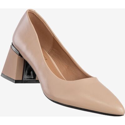Inny producent Czółenka Damskie Ekoskóra Eleganckie Buty Na Obcasie Beżowe YJG 2404-2 Beżowy 36 Inny producent Czółenka Damskie Ekoskóra Eleganckie Buty Na Obcasie Beżowe YJG 2404-2 Beżowy 36