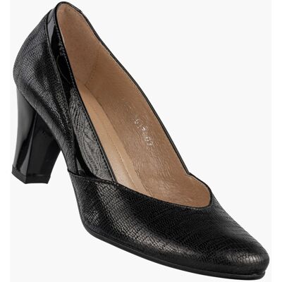 Czółenka Damskie Skórzane Buty Na Obcasie Eleganckie Darex Czarne Czarny 35,5 Czółenka Damskie Skórzane Buty Na Obcasie Eleganckie Darex Czarne Czarny 35,5
