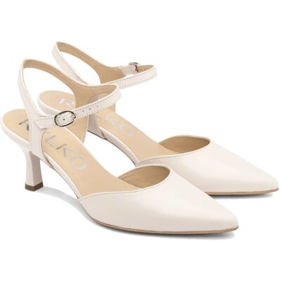 Czółenka damskie ślubne Ryłko A6ET8_T_ _7CVF CREAM R.38 Czółenka damskie ślubne Ryłko A6ET8_T_ _7CVF CREAM R.38