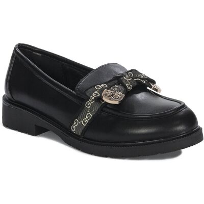 Inny producent D&A; Mokasyny damskie Black czarne-36 Inny producent D&A; Mokasyny damskie Black czarne-36