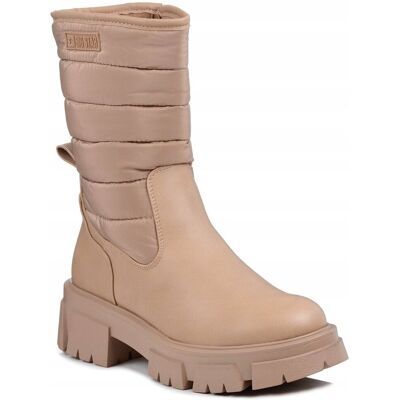 Damskie botki BEŻOWE BIG STAR SHOES MM274070 R40 Damskie botki BEŻOWE BIG STAR SHOES MM274070 R40