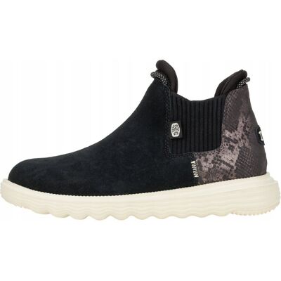Damskie Buty Botki Sztyblety Ciepłe Zamszowe HeyDude Wendy Branson Suede 38 Damskie Buty Botki Sztyblety Ciepłe Zamszowe HeyDude Wendy Branson Suede 38