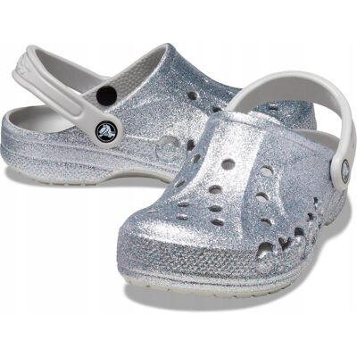 Damskie Buty Chodaki Crocs Baya Glitter Clog 37-38 Damskie Buty Chodaki Crocs Baya Glitter Clog 37-38