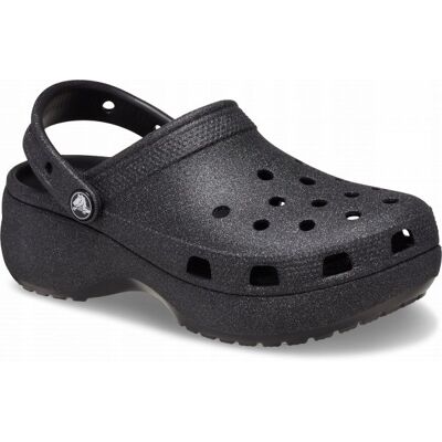 Damskie Buty Chodaki Klapki Crocs Platforma Glitter 207241 Clog 36-37 Damskie Buty Chodaki Klapki Crocs Platforma Glitter 207241 Clog 36-37