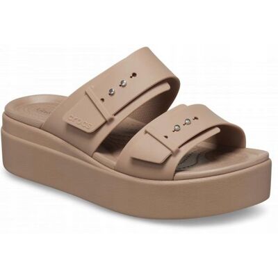 Damskie Buty Sandały Platforma Crocs Brooklyn 207431 Low Wedge 38-39 Damskie Buty Sandały Platforma Crocs Brooklyn 207431 Low Wedge 38-39