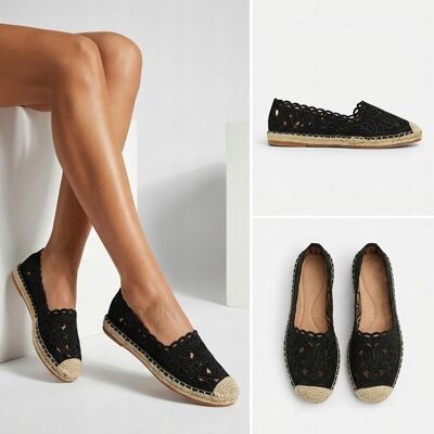 Inny producent Damskie espadryle damskie z przeszyciami Allanca Inny producent Damskie espadryle damskie z przeszyciami Allanca