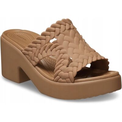 Damskie Klapki Koturn Crocs Brooklyn Woven Heel 209979 Slide 37-38 Damskie Klapki Koturn Crocs Brooklyn Woven Heel 209979 Slide 37-38
