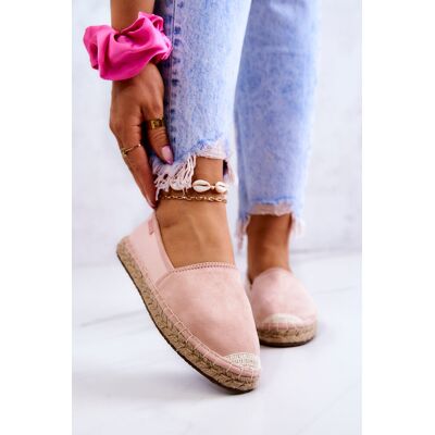 Damskie Klasyczne Espadryle Big Star JJ274955 Różowe-37 Damskie Klasyczne Espadryle Big Star JJ274955 Różowe-37