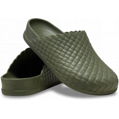 Damskie Lekkie Buty Klapki Crocs Dylan Woven Texture 209946 Clog 41-42 Damskie Lekkie Buty Klapki Crocs Dylan Woven Texture 209946 Clog 41-42