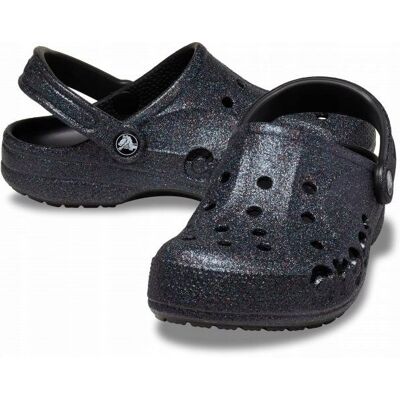Damskie Lekkie Klapki Chodaki Crocs Baya Glitter 205925 Clog 37-38 Damskie Lekkie Klapki Chodaki Crocs Baya Glitter 205925 Clog 37-38