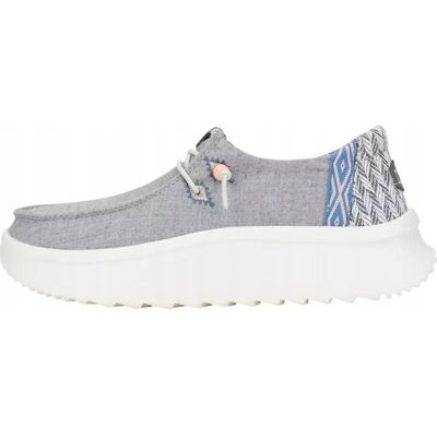 Damskie Lekkie Mokasyny Buty Półbuty Wsuwane HeyDude Wendy Peak Chambray 40 Damskie Lekkie Mokasyny Buty Półbuty Wsuwane HeyDude Wendy Peak Chambray 40