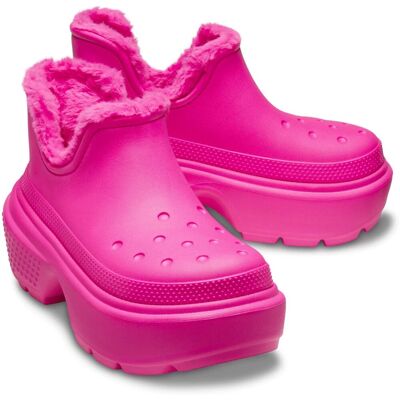 Damskie Ocieplane Botki Crocs Na Platformie Stomp Lined Shorty Boot 38-39 Damskie Ocieplane Botki Crocs Na Platformie Stomp Lined Shorty Boot 38-39