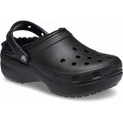 Damskie Ocieplane Buty Chodaki Crocs Classic Platform Lined Clog 38-39 Damskie Ocieplane Buty Chodaki Crocs Classic Platform Lined Clog 38-39