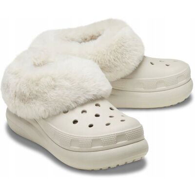 Damskie Ocieplane Klapki Buty Chodaki Crocs Furever Crush 208446 Clog 41-42 Damskie Ocieplane Klapki Buty Chodaki Crocs Furever Crush 208446 Clog 41-42