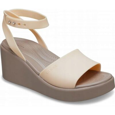Damskie Sandały Koturn Crocs Brooklyn Ankle Strap 209406 Wedge 39-40 Damskie Sandały Koturn Crocs Brooklyn Ankle Strap 209406 Wedge 39-40