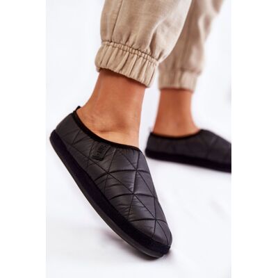 Damskie Wsuwane Papcie Big Star Kk274606 Czarne-39 Damskie Wsuwane Papcie Big Star Kk274606 Czarne-39