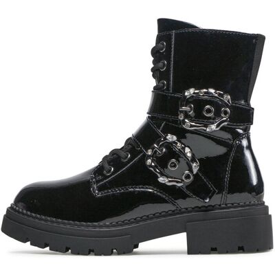 Deezee Trzewiki Damskie Czarny WS5579-30 Deezee Trzewiki Damskie Czarny WS5579-30