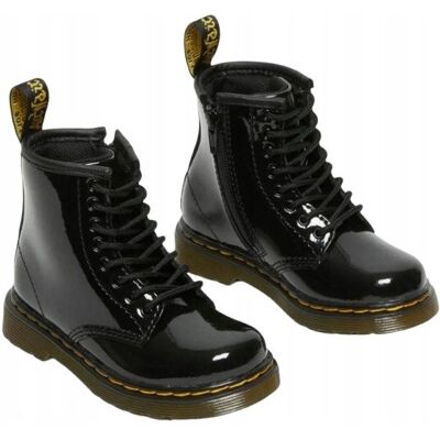 Inny producent DR.MARTENS BOTKI DZIEWCZĘCE CZARNE LAKIEROWANE SKÓRZANE 26 1JRD Inny producent DR.MARTENS BOTKI DZIEWCZĘCE CZARNE LAKIEROWANE SKÓRZANE 26 1JRD