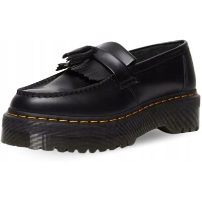 Inny producent DR MARTENS CZARNE PÓŁBUTY LOAFERS Z FRĘDZLAMI NA PLATFORMIE 37 U2A Inny producent DR MARTENS CZARNE PÓŁBUTY LOAFERS Z FRĘDZLAMI NA PLATFORMIE 37 U2A