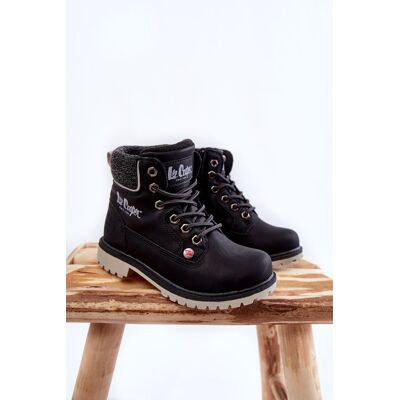 Dziecięce Botki Trapery Lee Cooper LCJ-22-01-1491 Czarne-35 Dziecięce Botki Trapery Lee Cooper LCJ-22-01-1491 Czarne-35