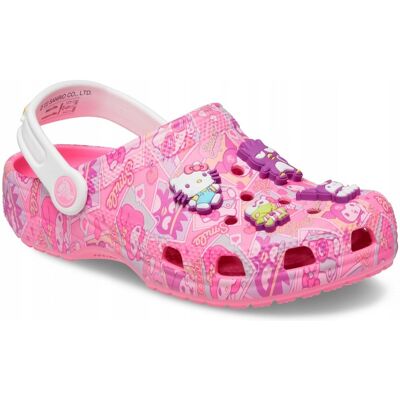 Dziecięce Buty Chodaki Crocs Hello Kitty 23-24 Dziecięce Buty Chodaki Crocs Hello Kitty 23-24