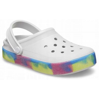 Dziecięce Buty Chodaki Crocs Off Court Glitter Band 209714 Clog 33-34 Dziecięce Buty Chodaki Crocs Off Court Glitter Band 209714 Clog 33-34