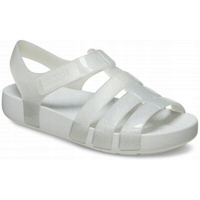 Dziecięce Buty Sandałki Na Rzepy Crocs Isabella 209836 Glitter 32-33 Dziecięce Buty Sandałki Na Rzepy Crocs Isabella 209836 Glitter 32-33