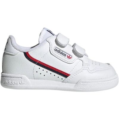 Dziecięce Buty Sportowe Białe Na Rzepy Adidas Continental 80 Cf I 21 Dziecięce Buty Sportowe Białe Na Rzepy Adidas Continental 80 Cf I 21