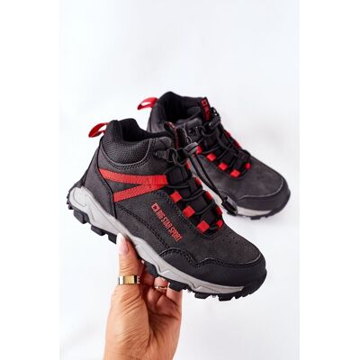 Dziecięce Buty Trekkingowe Big Star GG374046 Czarne-32 Dziecięce Buty Trekkingowe Big Star GG374046 Czarne-32