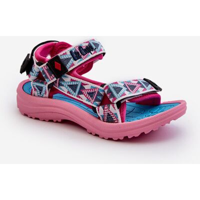 Dziecięce Sandałki Lee Cooper LCW-24-34-2600 Różowe-33 Dziecięce Sandałki Lee Cooper LCW-24-34-2600 Różowe-33