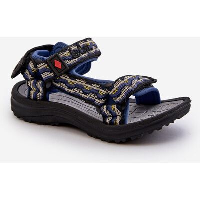 Dziecięce Sandałki Lee Cooper LCW-24-34-2601 Granatowe-32 Dziecięce Sandałki Lee Cooper LCW-24-34-2601 Granatowe-32