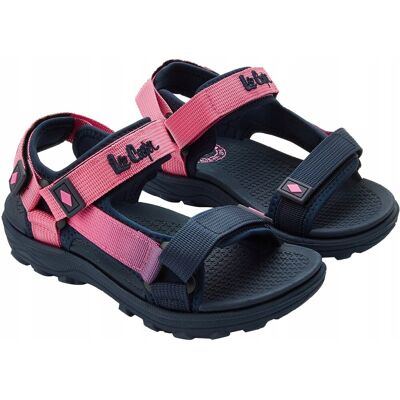 Dziecięce sandały Lee Cooper LCW-26-34-4438K różowy/granat 28 Dziecięce sandały Lee Cooper LCW-26-34-4438K różowy/granat 28