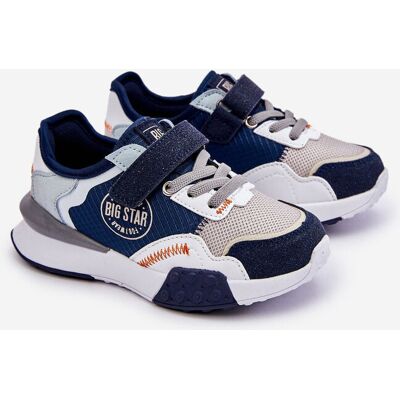 Dziecięce Sneakersy Memory Foam System Big Star Ll374225 Granatowe-35 Dziecięce Sneakersy Memory Foam System Big Star Ll374225 Granatowe-35