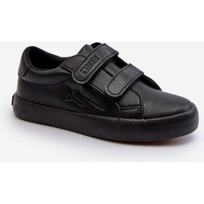 Dziecięce Trampki Na Rzepy Big Star NN374006 Czarne-30 Dziecięce Trampki Na Rzepy Big Star NN374006 Czarne-30