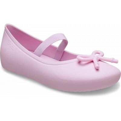 Crocs Brooklyn Bow Flat K Dziecięce Baleriny - Baleriny Crocs Brooklyn Bow Flat K Dziecięce Baleriny - Baleriny
